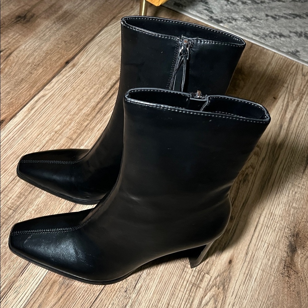 NEW! Zara 4’ Heeled Ankle Boots Size 41 or 10 (US) - Picture 9 of 12